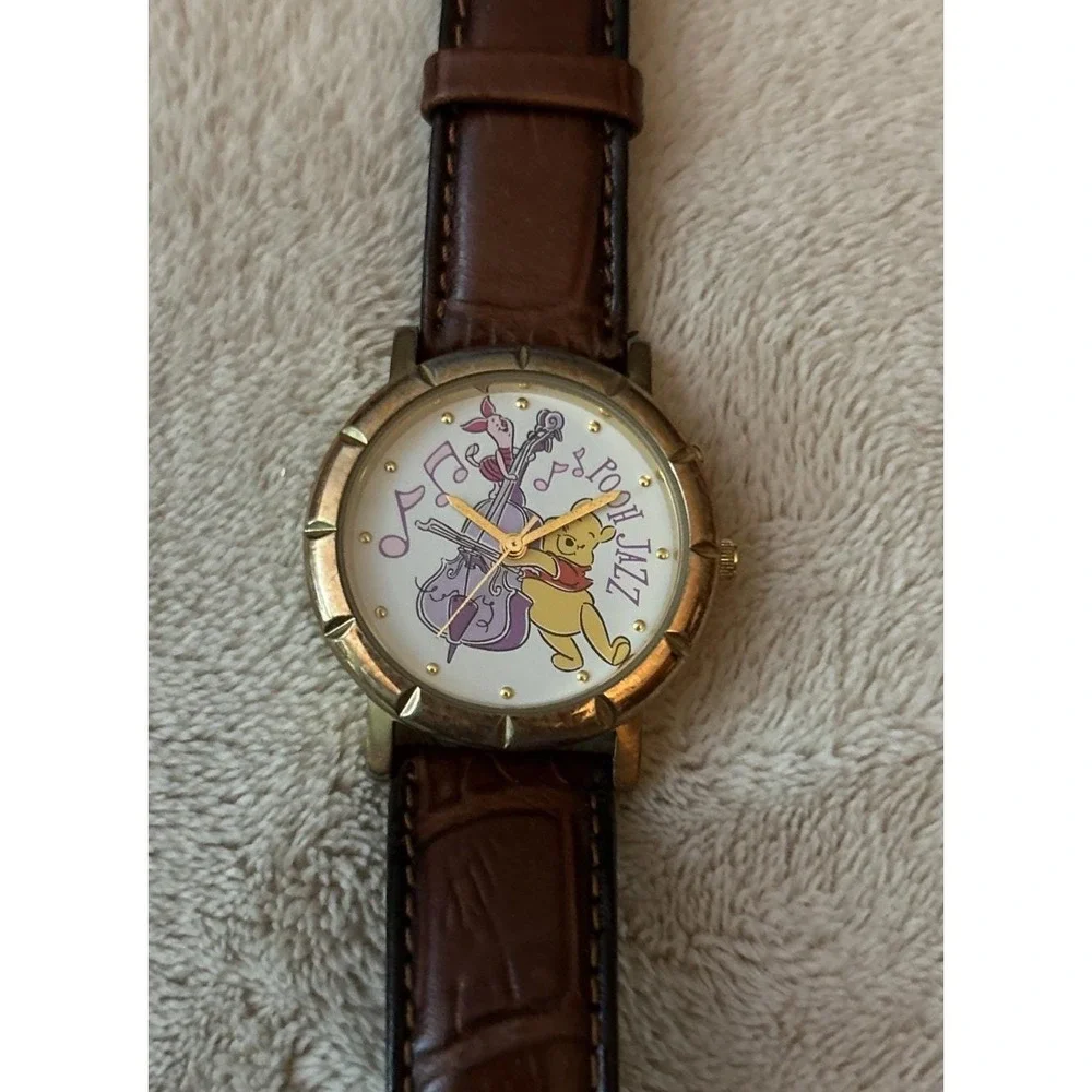 Vintage Disney Timex Winnie the Pooh Piglet‎ Jazz Musical Watch